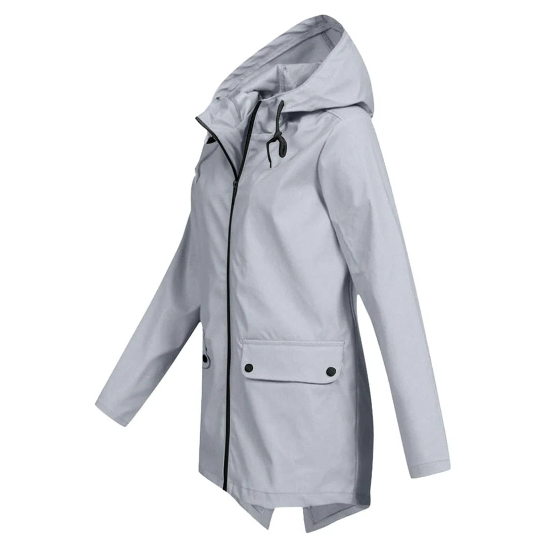 Waterdichte Regenjas Dames met Capuchon