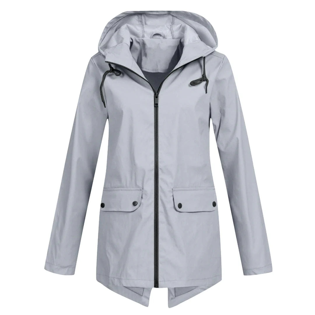 Waterdichte Regenjas Dames met Capuchon