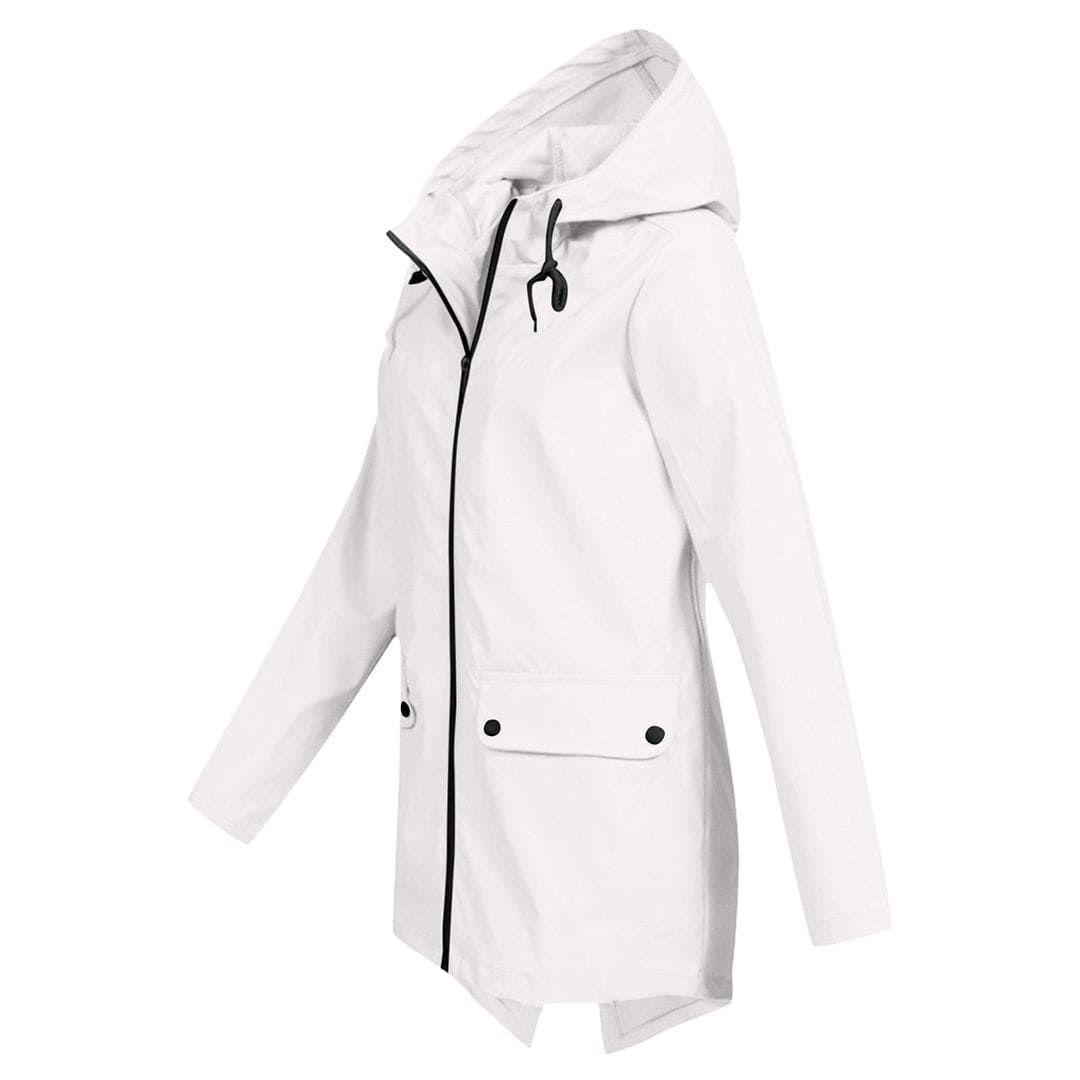 Dames Lichtgewicht Waterdichte Windjack met Capuchon – Comfort & Bescherming