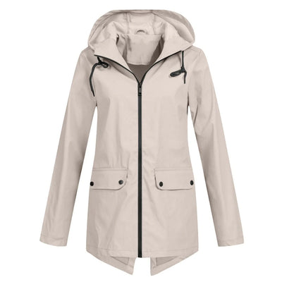 Waterdichte Regenjas Dames met Capuchon