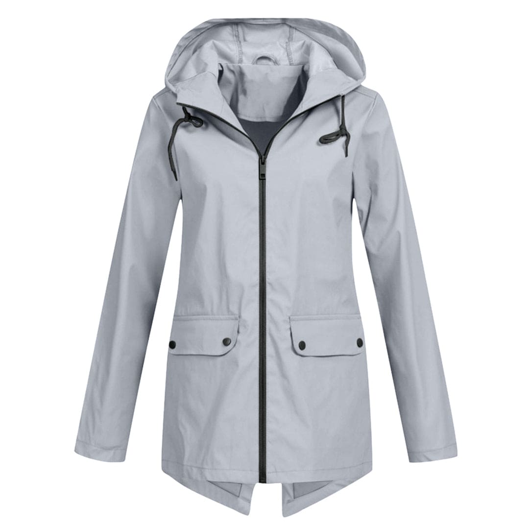 Dames Lichtgewicht Waterdichte Windjack met Capuchon – Comfort & Bescherming