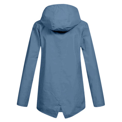 Waterdichte Regenjas Dames met Capuchon