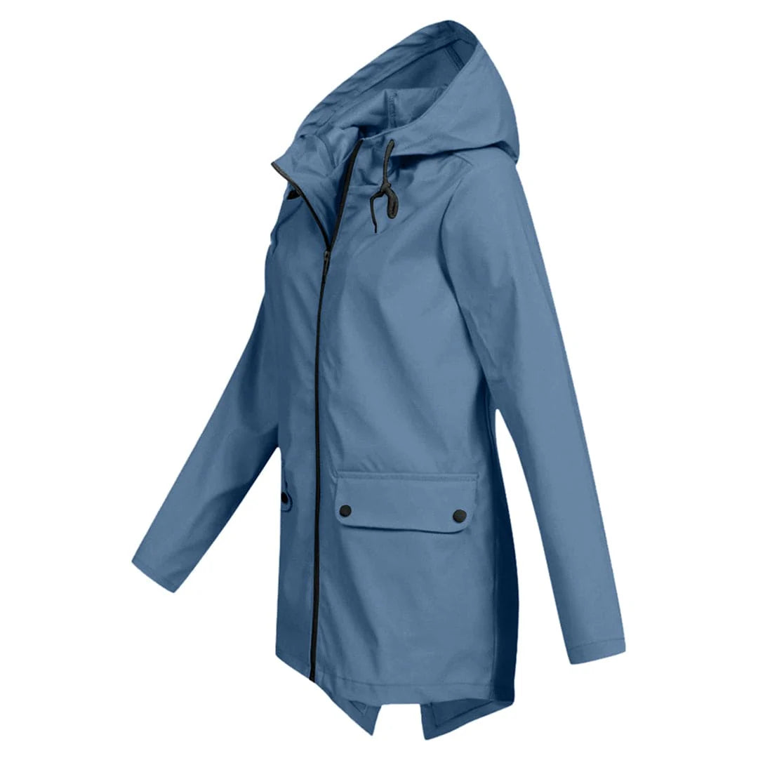 Waterdichte Regenjas Dames met Capuchon