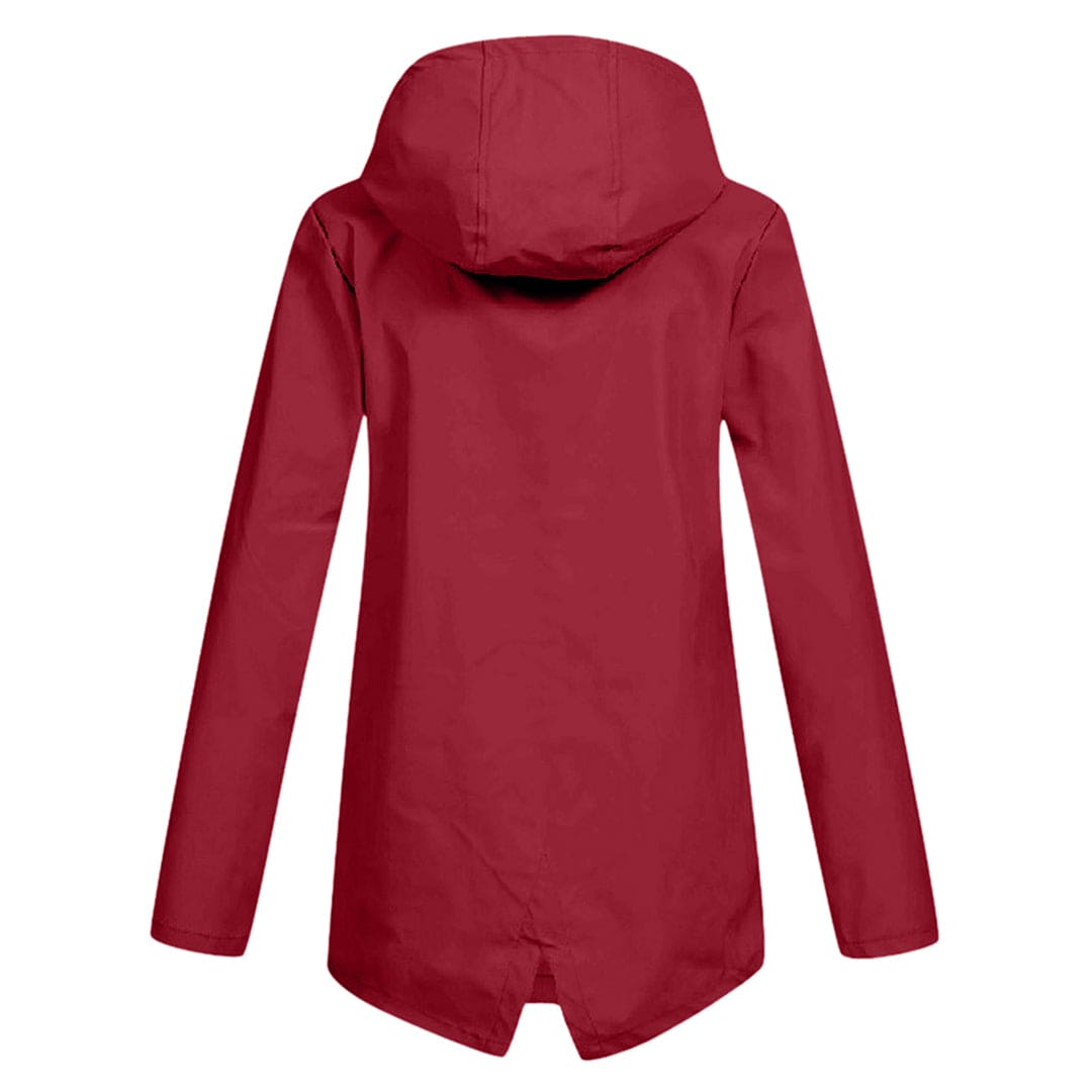 Dames Lichtgewicht Waterdichte Windjack met Capuchon – Comfort & Bescherming