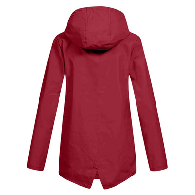 Dames Lichtgewicht Waterdichte Windjack met Capuchon – Comfort & Bescherming