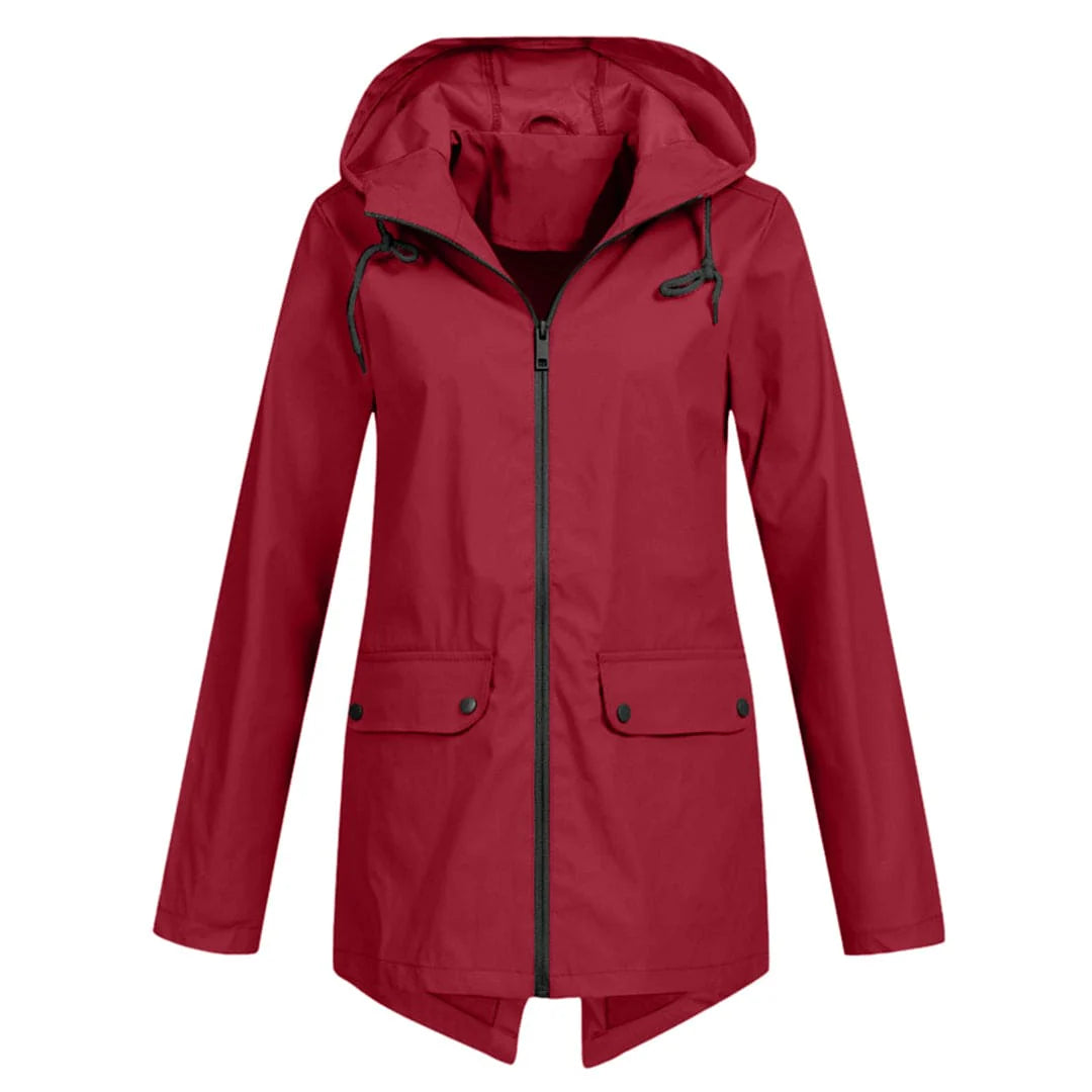 Waterdichte Regenjas Dames met Capuchon