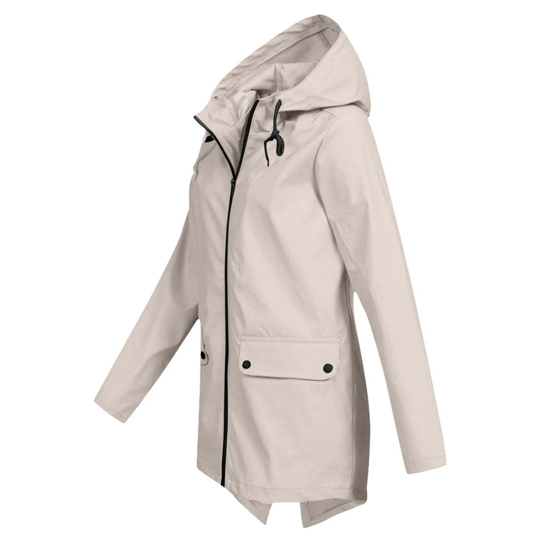 Waterdichte Regenjas Dames met Capuchon