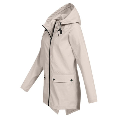 Waterdichte Regenjas Dames met Capuchon
