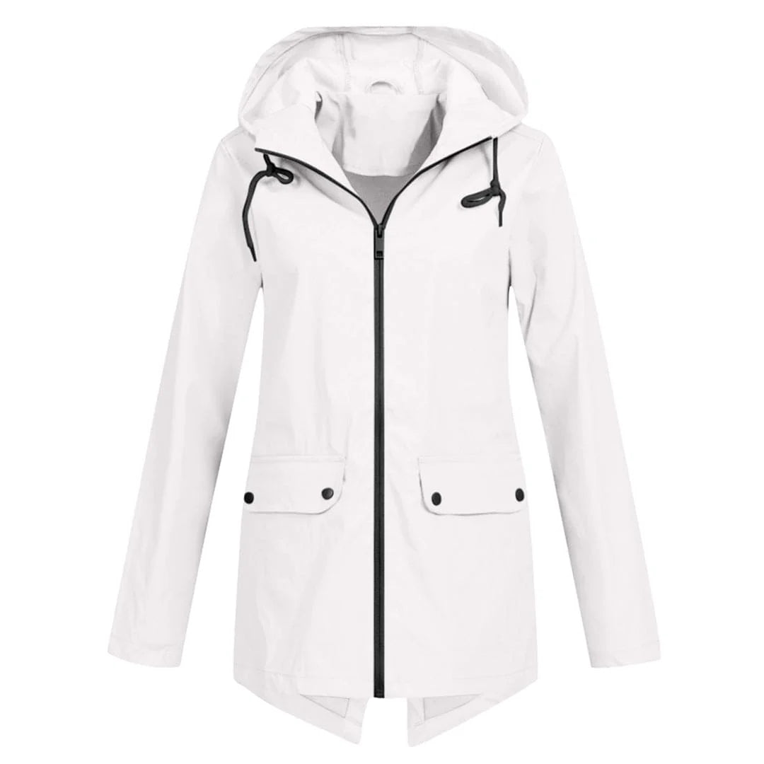 Waterdichte Regenjas Dames met Capuchon