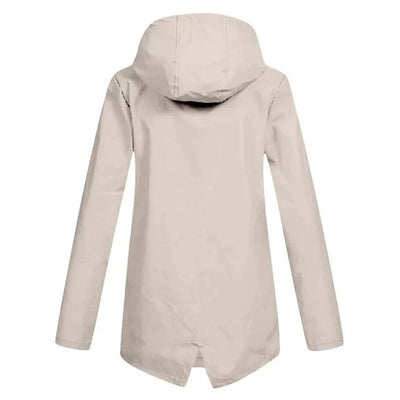Dames Lichtgewicht Waterdichte Windjack met Capuchon – Comfort & Bescherming