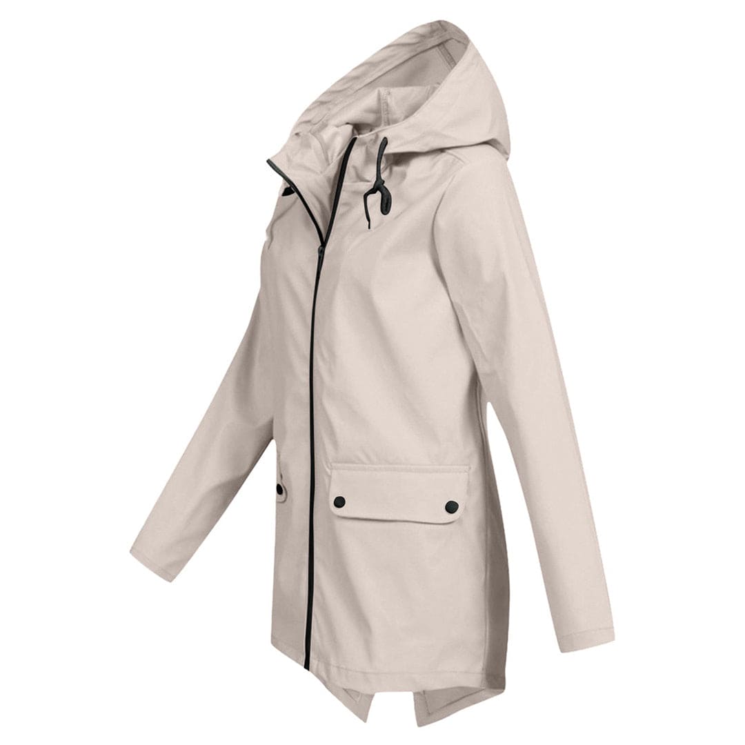 Dames Lichtgewicht Waterdichte Windjack met Capuchon – Comfort & Bescherming