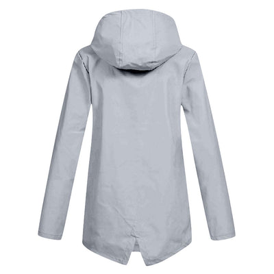 Dames Lichtgewicht Waterdichte Windjack met Capuchon – Comfort & Bescherming