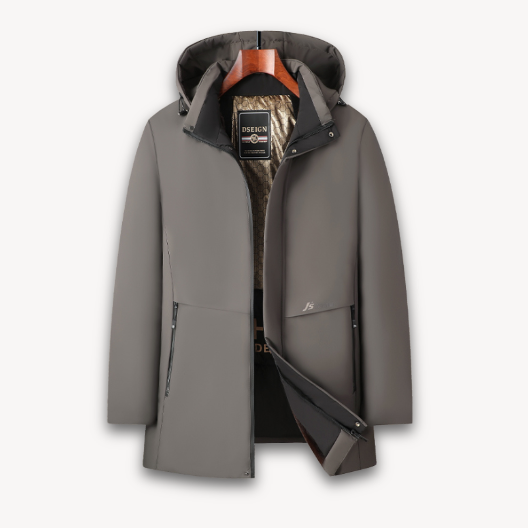 Heren Waterdichte Softshell Jas met Capuchon – Lichtgewicht Winddichte Jas