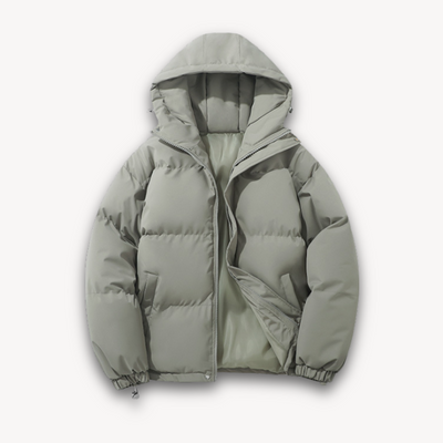 Heren Puffer Jas met Capuchon – Lichtgewicht Winterjas