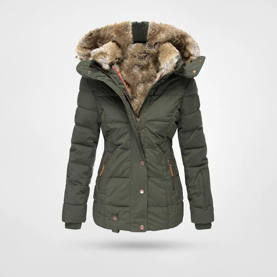 Dames Winterjas met Capuchon – Warm, Modern & Gevoerd