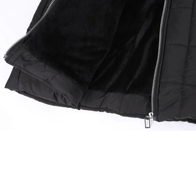 Dames Lange Winterjas – Warm, Stijlvol & Met Fleecevoering