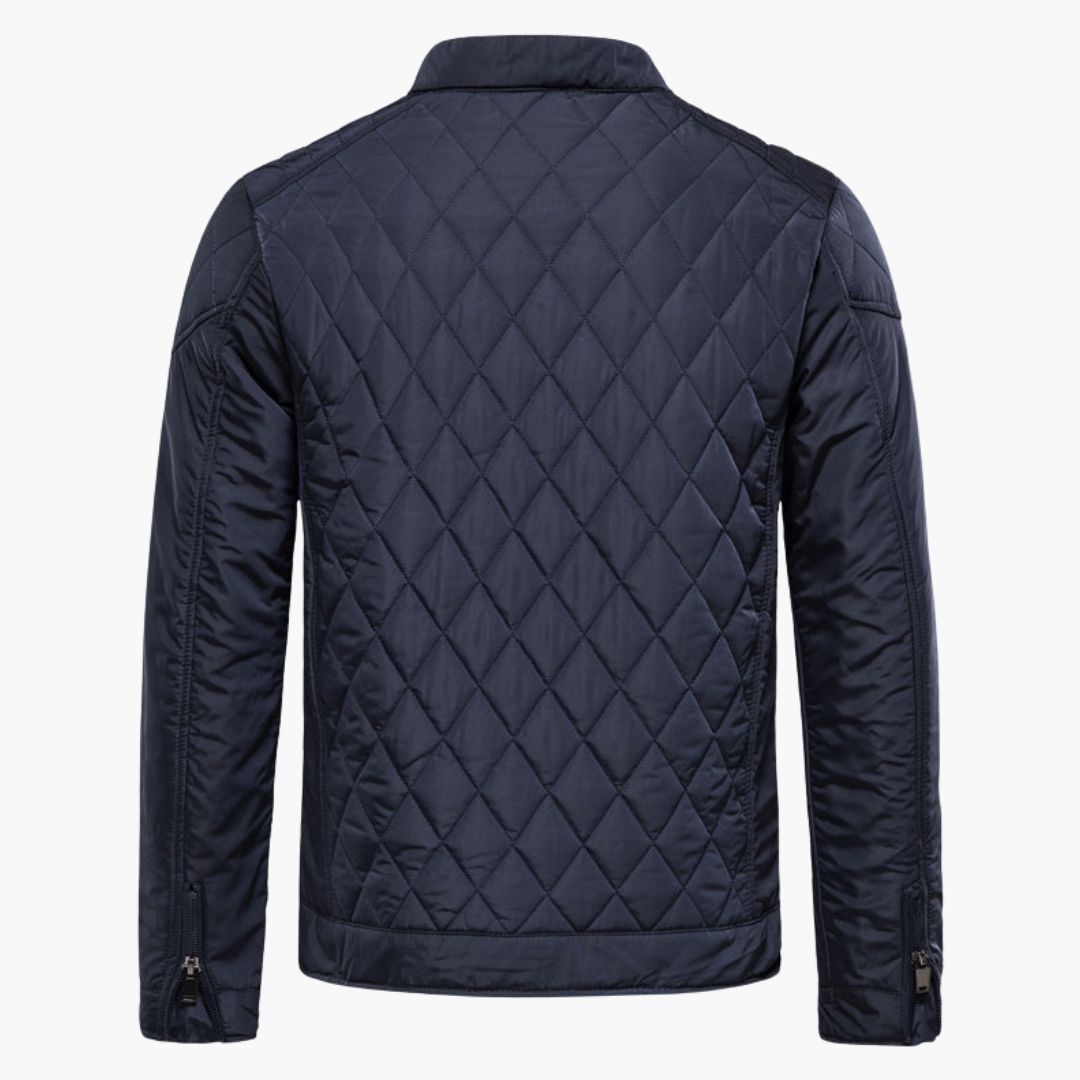 Heren Geruite Vintage Jas – Warm & Stijlvol