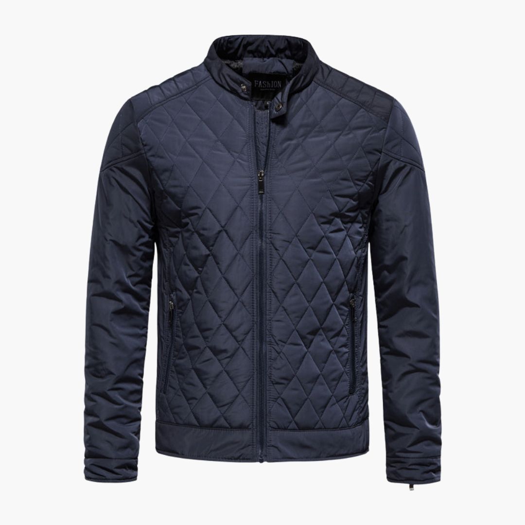 Heren Geruite Vintage Jas – Warm & Stijlvol