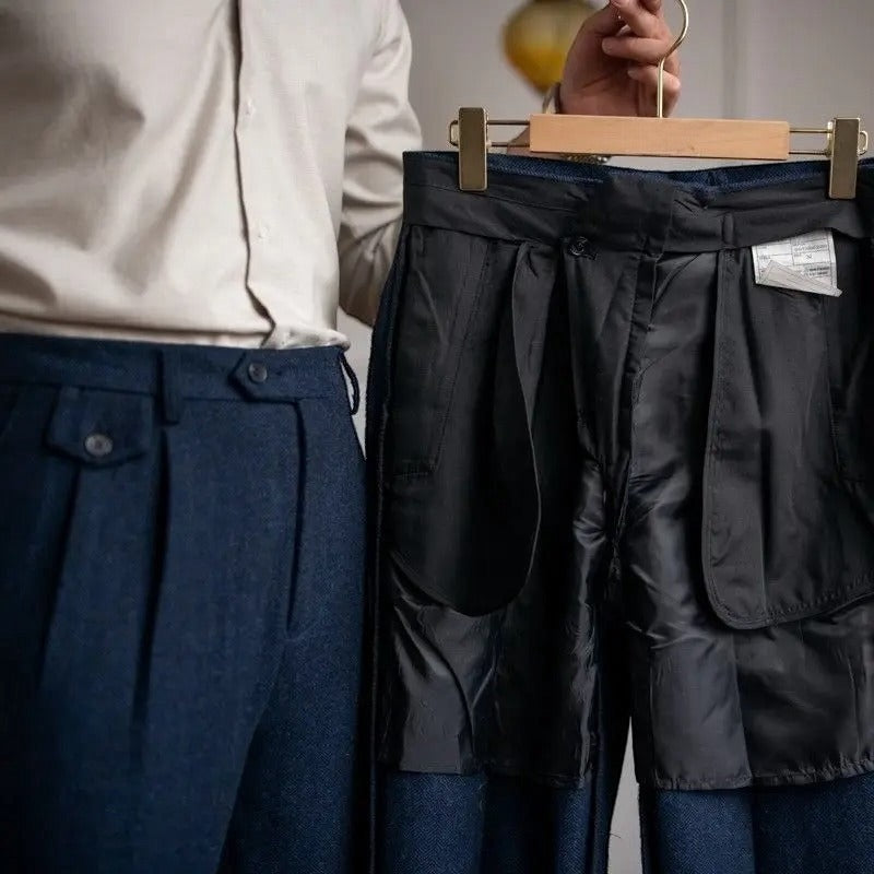Wollen Straight Fit Broek – Luxe Herenmode