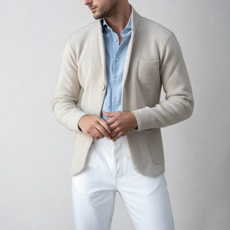 James Heren Blazer – Wol & Tijdloze Klasse