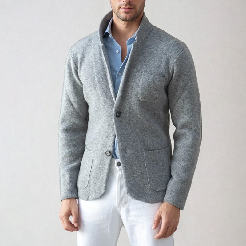 James Heren Blazer – Wol & Tijdloze Klasse