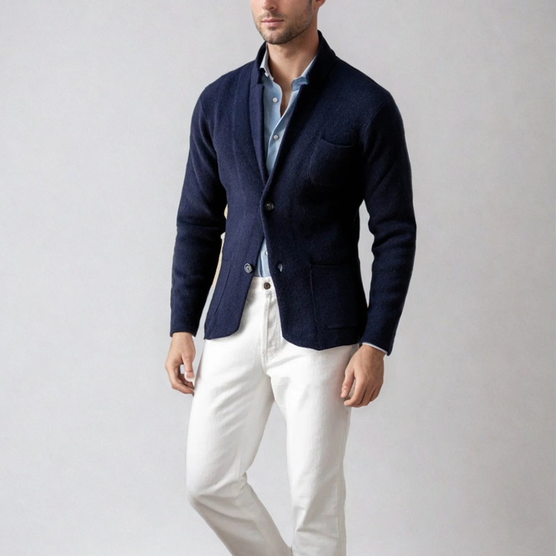 James Heren Blazer – Wol & Tijdloze Klasse