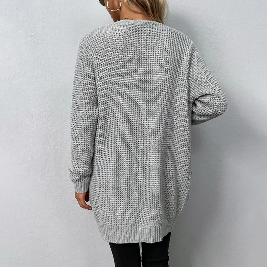 Maxi Jurk Smocked V-hals Zwart Maxi Jurk Smocked V-hals Zwart