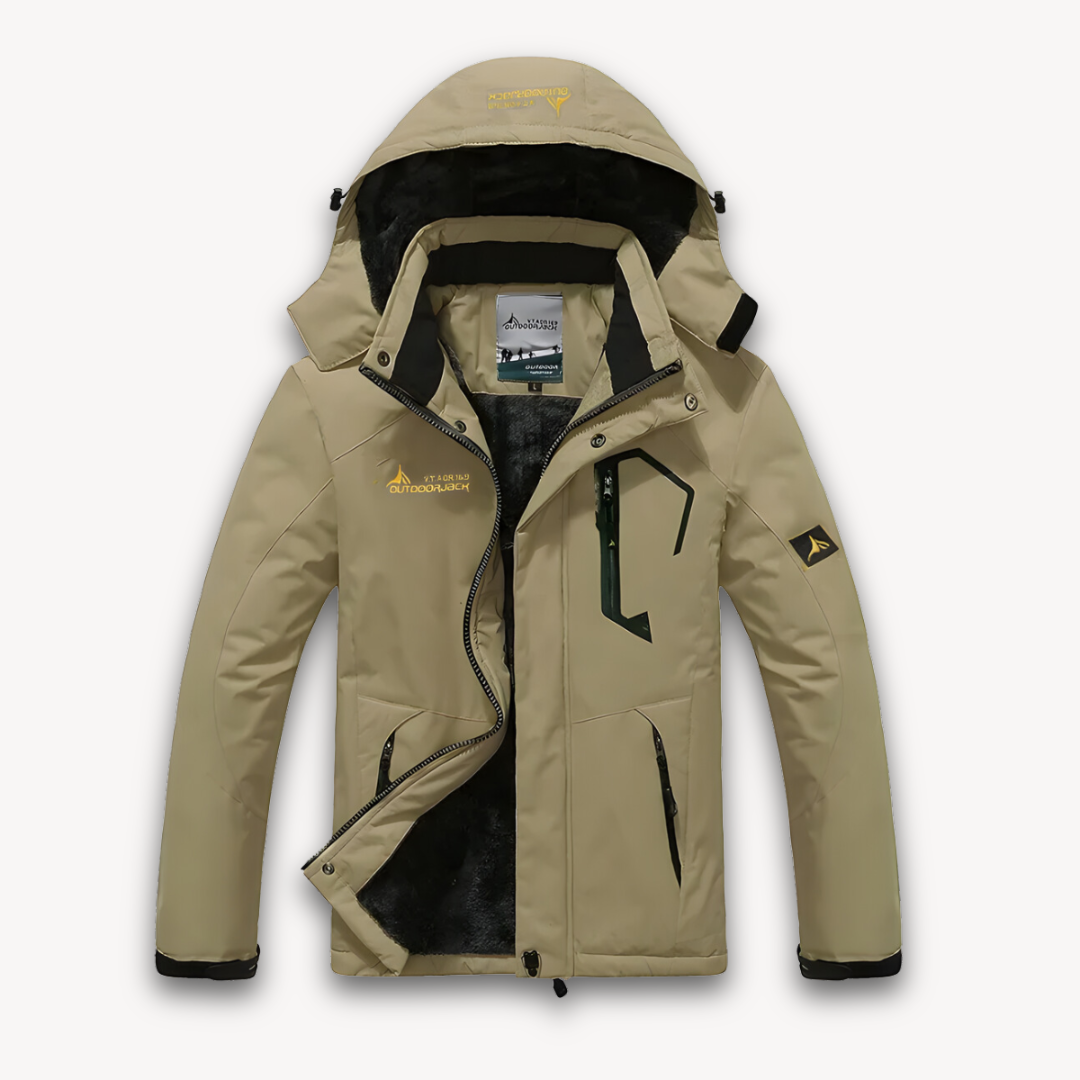 Heren Waterdichte Winterjas – Gevoerd en Isolerend met Fleece