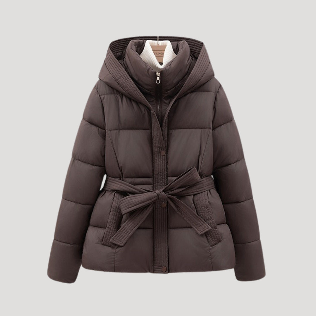 Milano Lange Dames Winterjas met Ceintuur