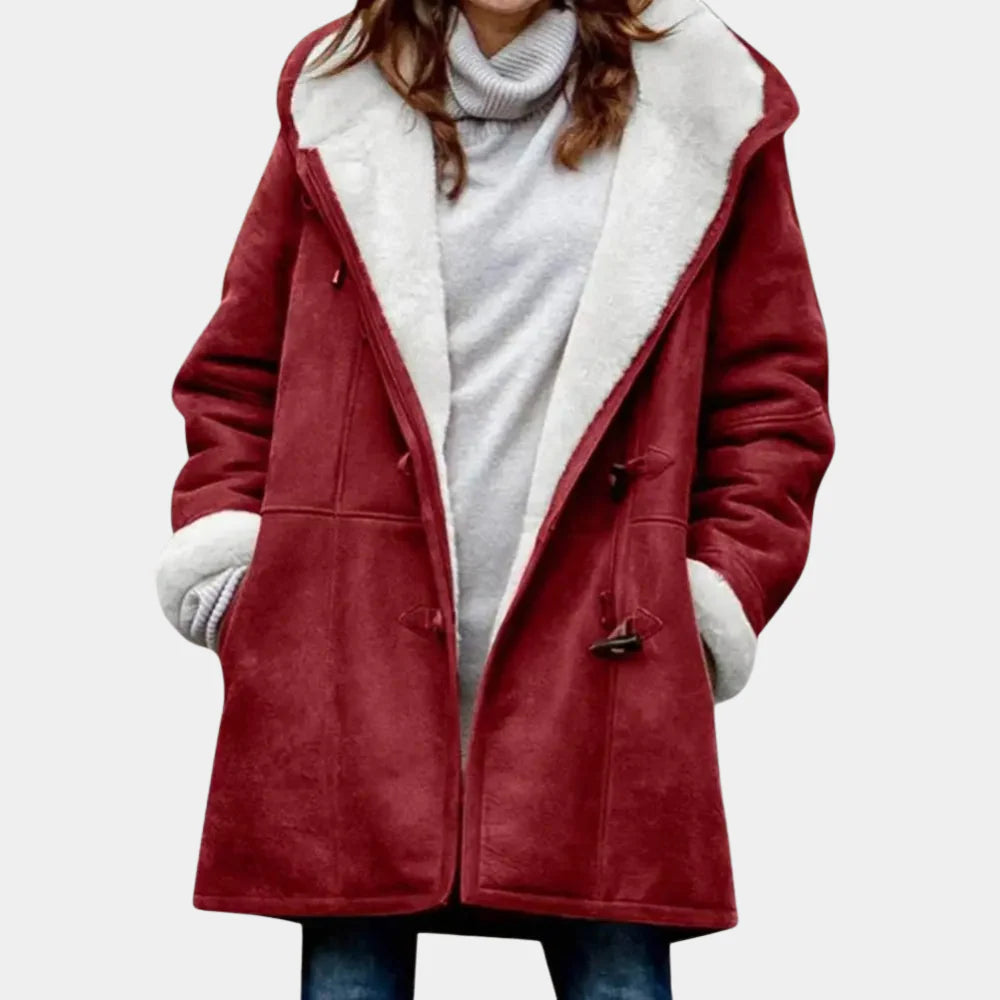 LAVINIA – Lange Winterjas Dames met Capuchon