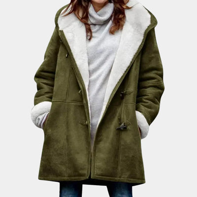 LAVINIA – Lange Winterjas Dames met Capuchon