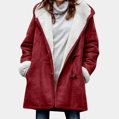 LAVINIA – Lange Winterjas Dames met Capuchon