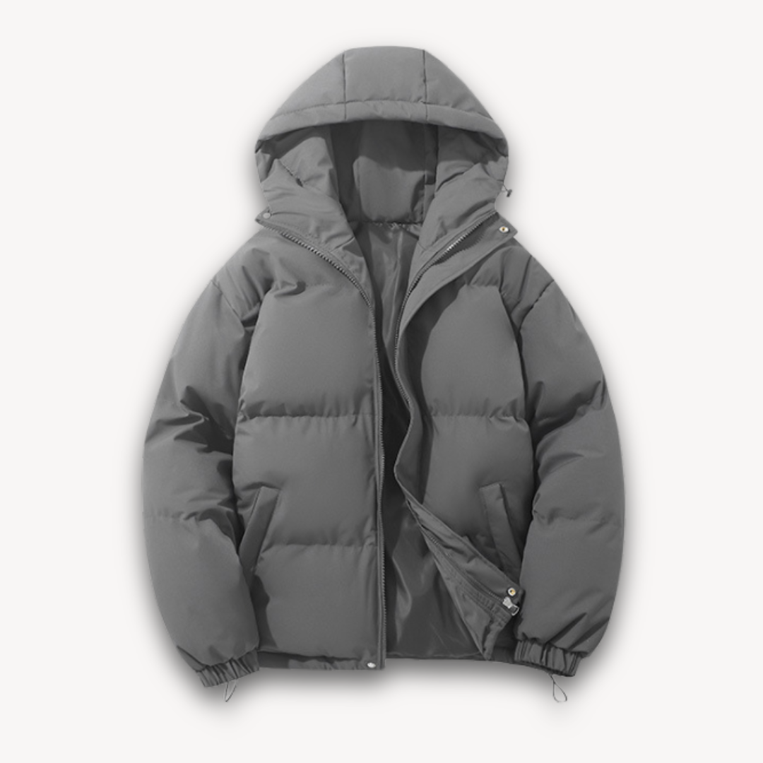 Heren Puffer Jas met Capuchon – Lichtgewicht Winterjas