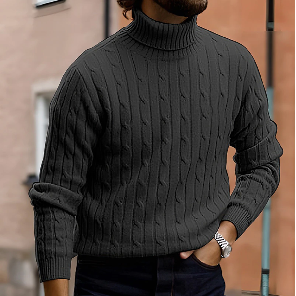 Heren Turtleneck – Tijdloos & Stijlvol