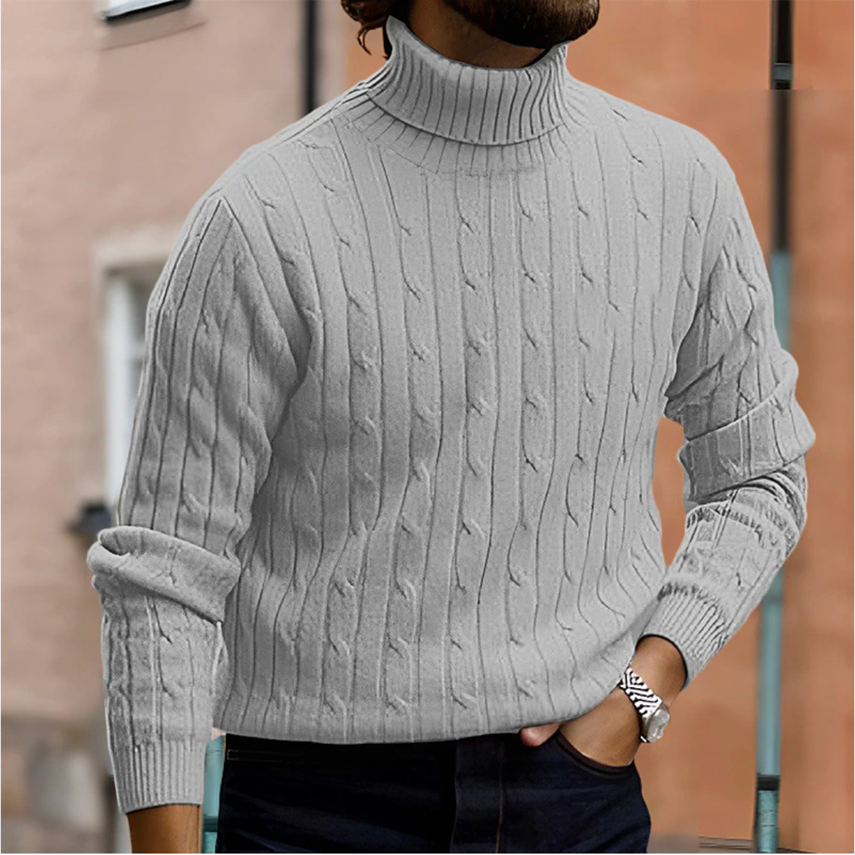 Heren Turtleneck – Tijdloos & Stijlvol