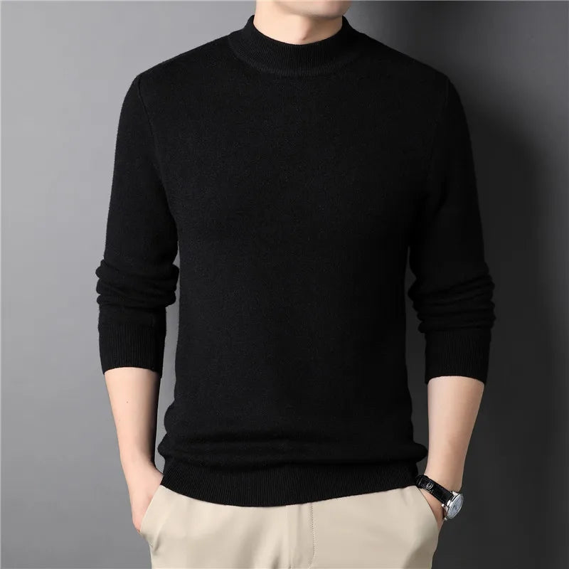 Heren Gebreide Halvpolo – Exclusief & Elegant