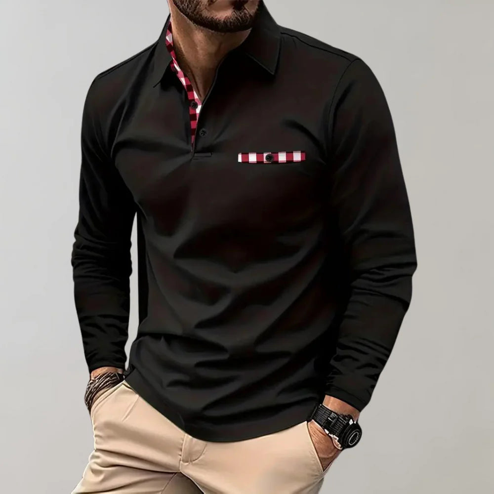 Mats Polo Shirt Heren Lange Mouw