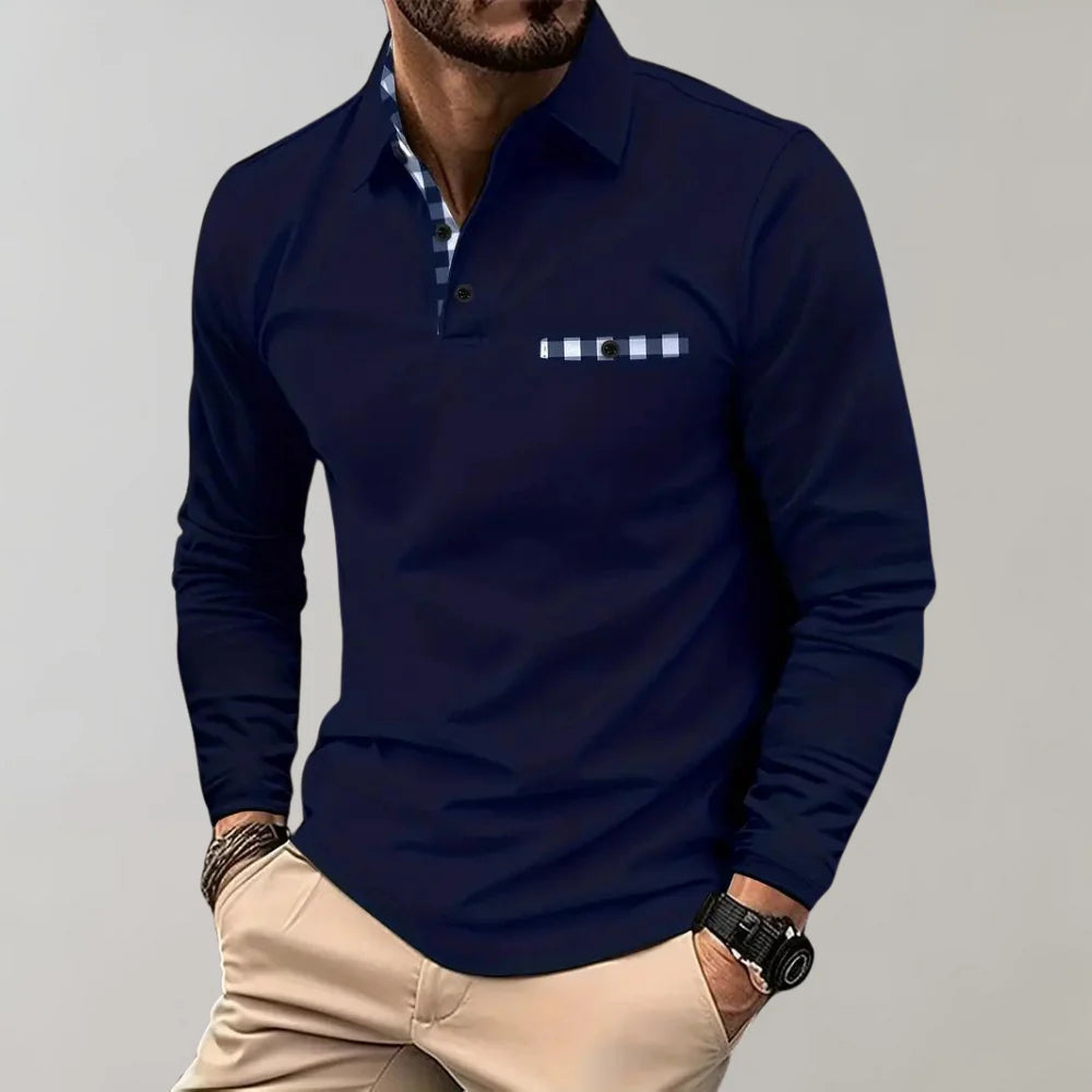 Mats Polo Shirt Heren Lange Mouw