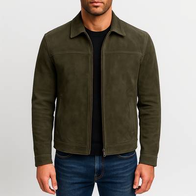 Heren Klassiek Zip Jacket – Tijdloze Everyday Essential
