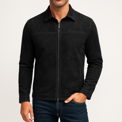 Heren Klassiek Zip Jacket – Tijdloze Everyday Essential