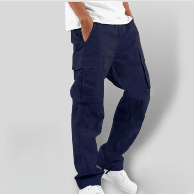 Heren Cargo Broek met Elastische Taille – Comfort en Stijl in Één