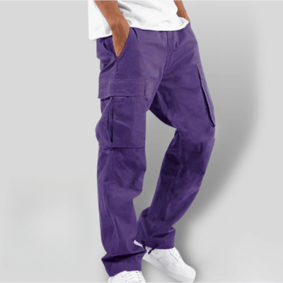 Heren Cargo Broek met Elastische Taille – Comfort en Stijl in Één