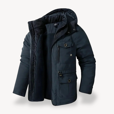 Heren Utility Jas met Capuchon – Functioneel & Stijlvol