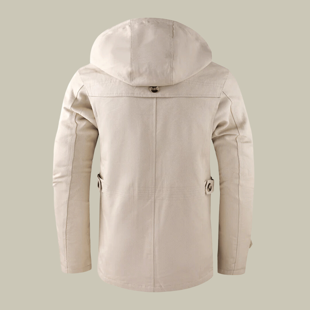 Heren Winterjas met Capuchon – Functioneel & Stijlvol
