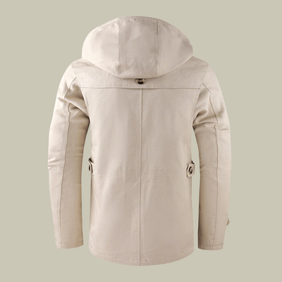 Heren Winterjas met Capuchon – Functioneel & Stijlvol
