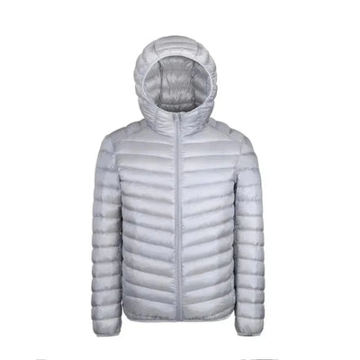 Heren Gewatteerde Winterjas met Capuchon – Warm & Stijlvol