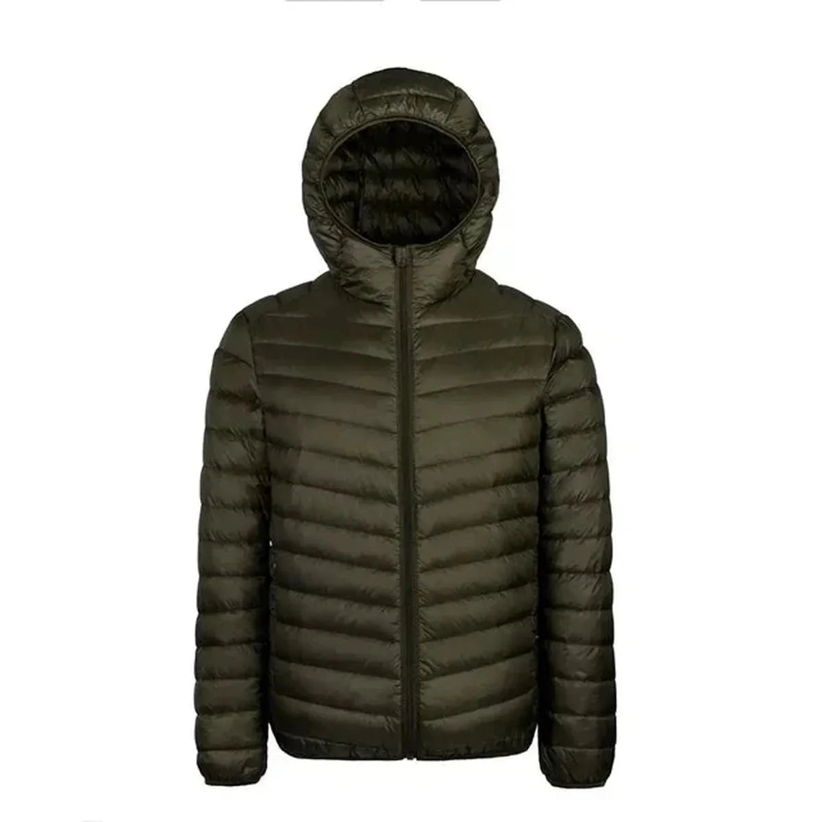Heren Gewatteerde Winterjas met Capuchon – Warm & Stijlvol