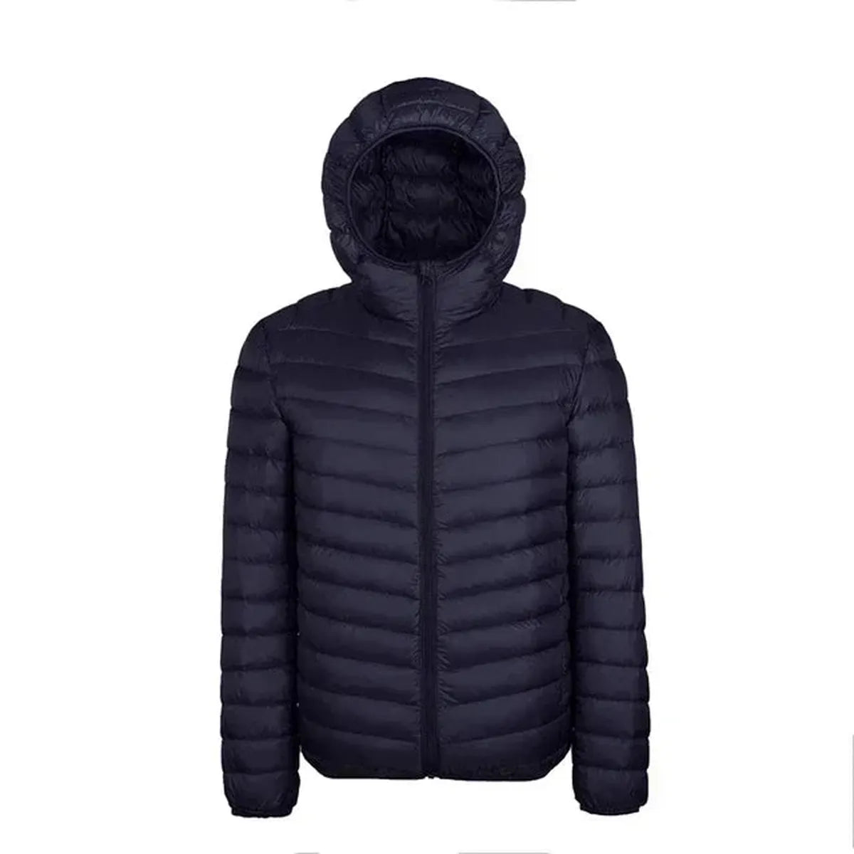 Heren Gewatteerde Winterjas met Capuchon – Warm & Stijlvol