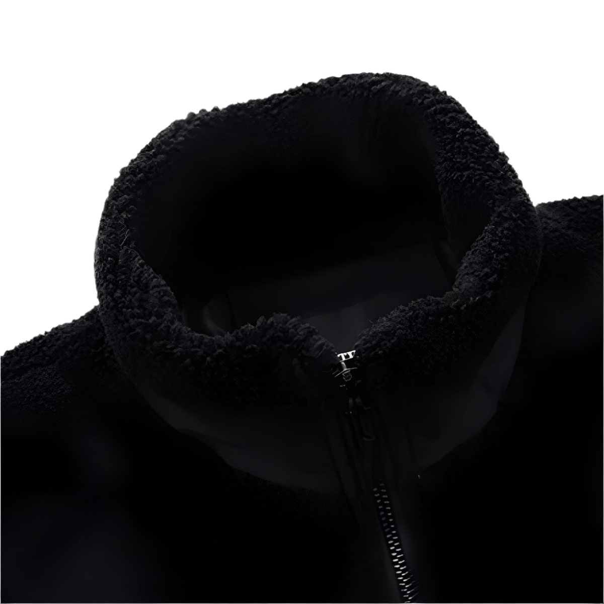 Heren Fleece Jas met Rits en Verstevigde Details – Warm & Duurzaam