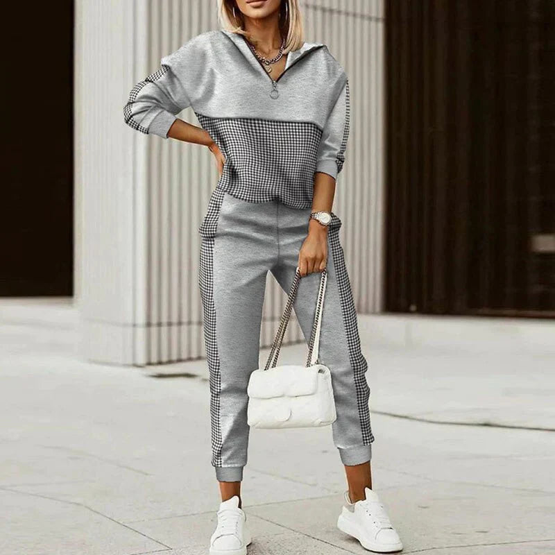 Dames Hoodie & Joggingbroek Set – Twee-Delig Athleisure Comfort